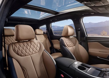 Interior Beauty of the 2021 Hyundai Santa Fe available at Murfreesboro Hyundai