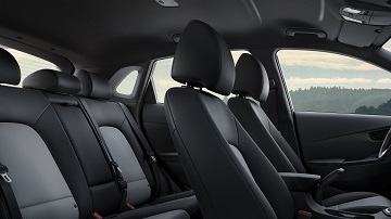 Interior appearance of the 2021 Hyundai Kona available at Murfreesboro Hyundai