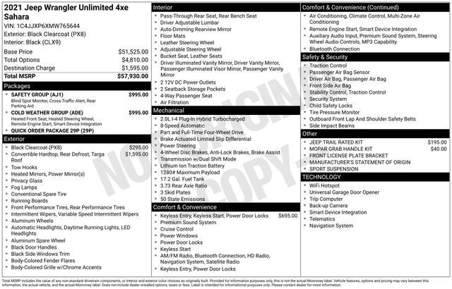 2021 Jeep Wrangler Base