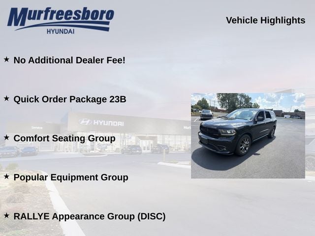 2016 Dodge Durango SXT