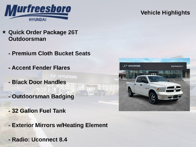 2016 RAM 1500 Outdoorsman