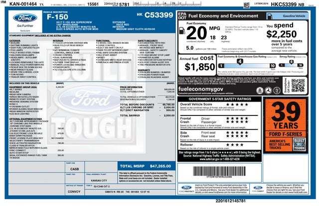 2017 Ford F-150 XLT