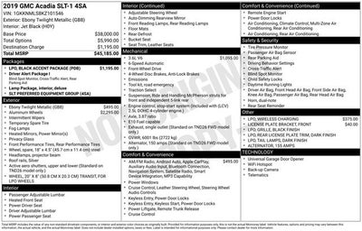 2019 GMC Acadia SLT-1