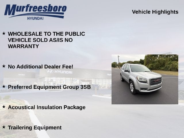 2014 GMC Acadia SLE-2