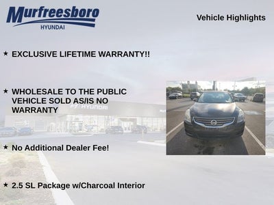 2010 Nissan Altima 2.5 SL