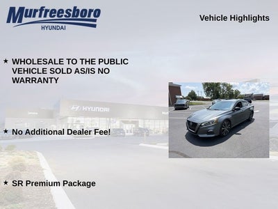2019 Nissan Altima 2.5 SR
