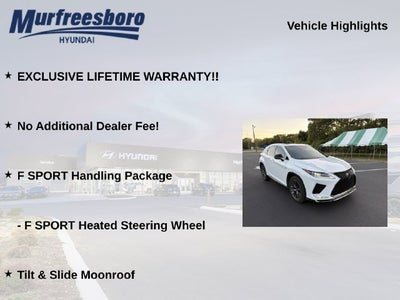 2022 Lexus RX 350 F Sport Handling