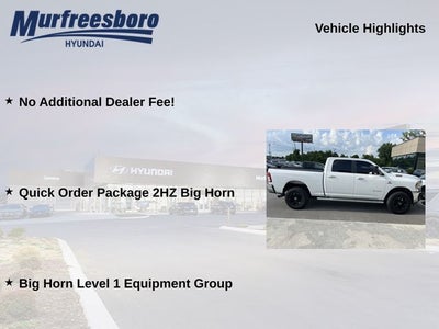 2019 RAM 2500 Big Horn