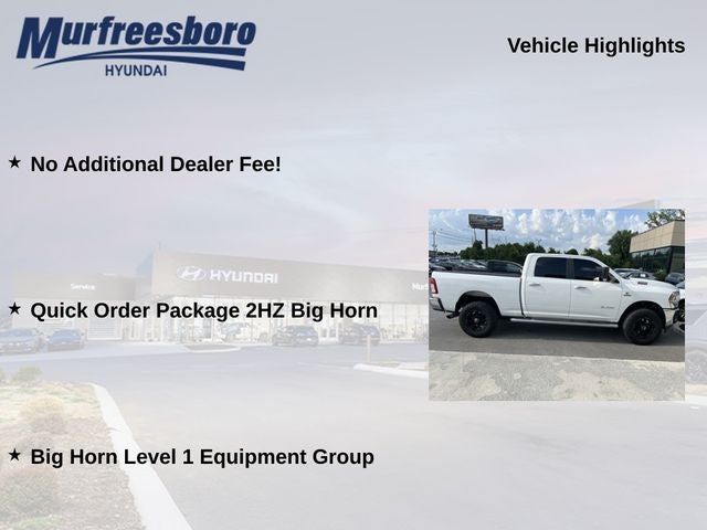 2019 RAM 2500 Big Horn