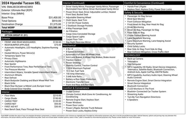 2024 Hyundai TUCSON SEL