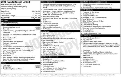 2023 Hyundai TUCSON Limited