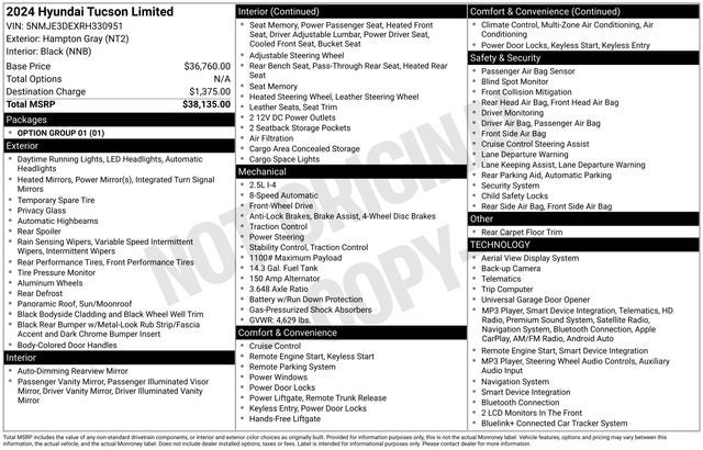 2024 Hyundai TUCSON Limited