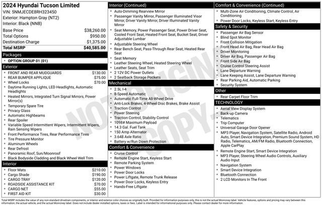 2024 Hyundai TUCSON Limited