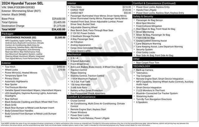 2024 Hyundai TUCSON SEL