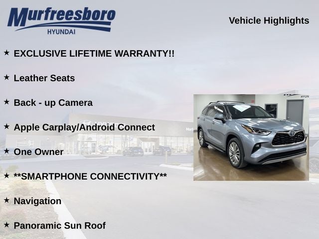 2024 Toyota Highlander Hybrid Platinum