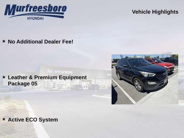 2013 Hyundai SANTA FE SPORT 2.0L Turbo