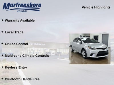 2015 Toyota Corolla L