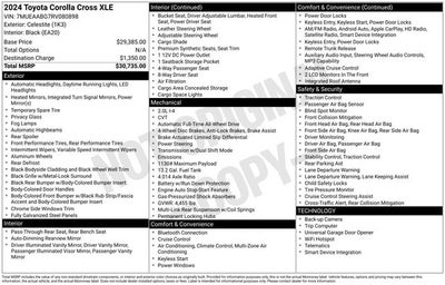 2024 Toyota Corolla Cross XLE