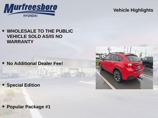 2016 Subaru Crosstrek 2.0i Premium
