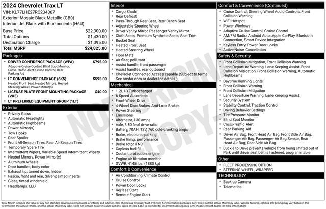 2024 Chevrolet Trax LT