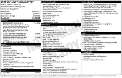 2025 Chevrolet TrailBlazer LT