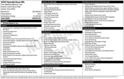 2025 Hyundai KONA SEL