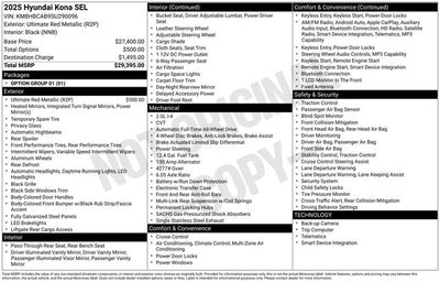 2025 Hyundai KONA SEL