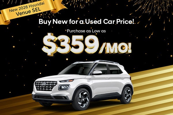 New 2026 Hyundai Venue SEL