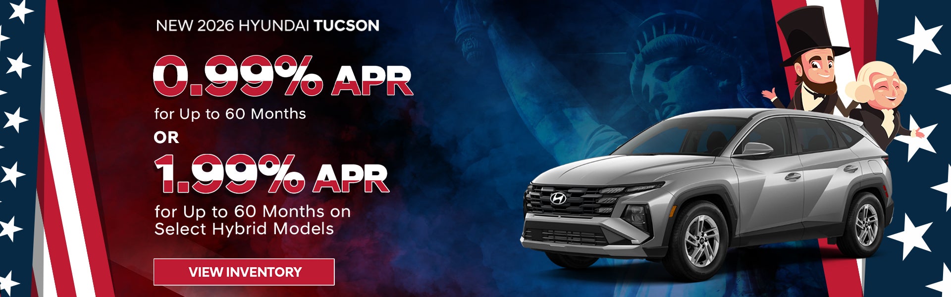 0.99% or 1.99% APR – 2026 Tucson – Murfreesboro