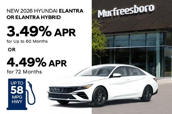 New 2026 Hyundai Elantra or Elantra Hybrid