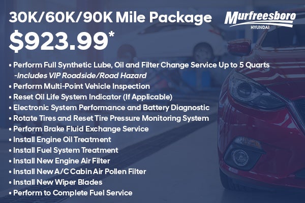 30K/60K/90K Mile Package