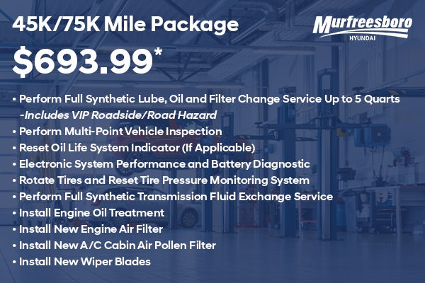 45K/75K Mile Package