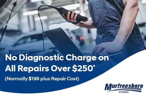 No Diagnostic Charge on All Repairs Over $250