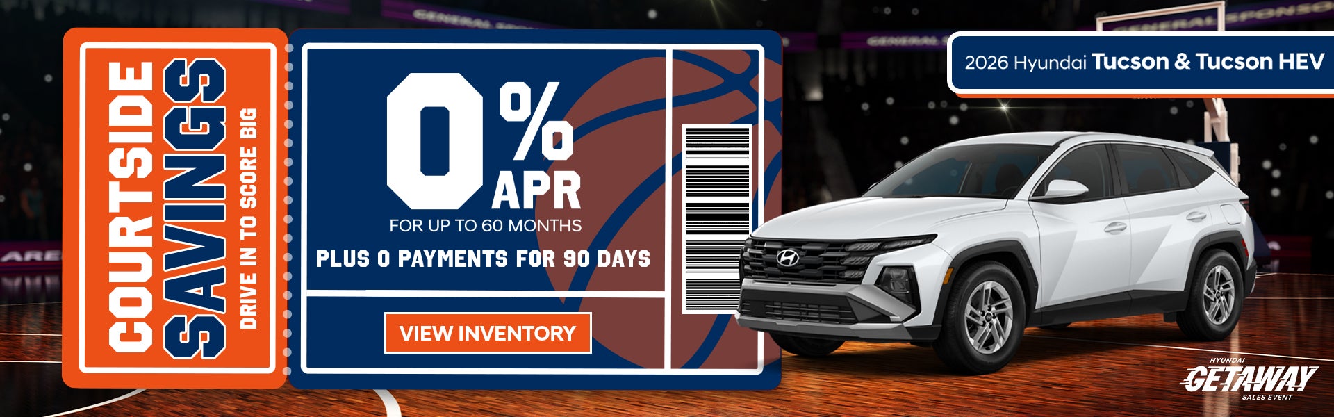 0% APR or 2.99% APR – 2026 Tucson – Murfreesboro